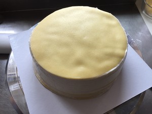 The recipe of thousand-layer durian cake step 16