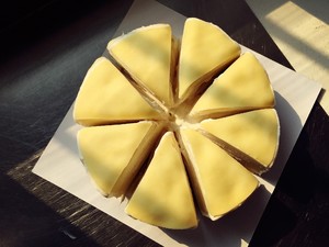 The recipe of thousand-layer durian cake step 18